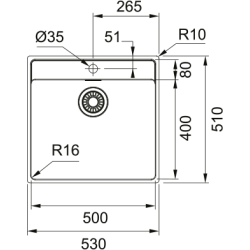 Zlewozmywak Franke Maris MRX 210/610-50 TL 127.0539.574