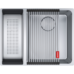 Zlewozmywak Franke Mythos MYX 160-34-16 stal szlachetna szczotkowana, mała komora z lewej strony 122.0624.558