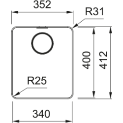 Zlewozmywak Franke Mythos MYX 210/610-34 stal szlachetna szczotkowana 127.0637.431
