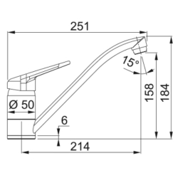 Bateria FRANKE NOVARA PLUS cappuccino 115.0470.655