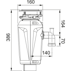 Rozdrabniacz Franke Slim 100 134.0715.095