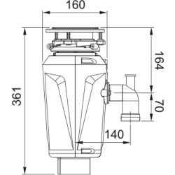 Rozdrabniacz Franke SLIM 50 134.0715.098