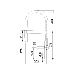 Bateria Blanco SONEA-S Flexo stal szczotkowana 526 616