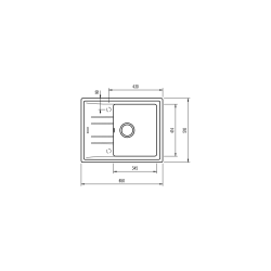 Zlewozmywak Teka STONE 45 S-TG 1B 1D Carbon 115330050