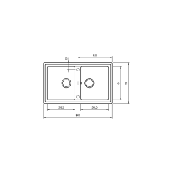 Zlewozmywak Teka STONE 90 B-TG 2B Carbon 115260001