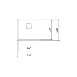Zlewozmywak Teka FLEXLINEA RS15 40.40 FORTINOX 115000061