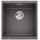 Zlewozmywak Blanco SUBLINE 400-U bez korka automatycznego z korkiem InFino wulkaniczny szary 527 349