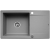 Zlewozmywak Pyramis KORFU 78x46 1B 1D szary 070061301