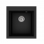 Zlewozmywak Pyramis SIROS (47x51,5) 1B czarny 070084301