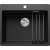 Zlewozmywak Blanco ETAGON 6-F z korkiem InFino czarny 527 682