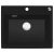 Zlewozmywak Reginox PARIS 54 BLACK SILVERY