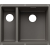 Zlewozmywak Blanco SUBLINE 340/160-U prawy Colour Unit bez armatury wulkaniczny szary 527 811
