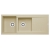 Zlewozmywak Pyramis ALAZIA 116x50 2B mokka 079812802