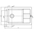 Zlewozmywak Pyramis ARES (78x51) 1B 1D beż piaskowy 070073901
