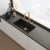 Bateria Franke Maris Slim Clear Water J pull-out złota 120.0736.601