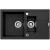 Zlewozmywak Pyramis COBE 78x48 1 1/2B 1D czarny 070042301C