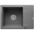 Zlewozmywak Pyramis KORFU 62x46 1B 1D szary 070060701