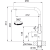 Bateria Franke FS 2841.031 MARIS SLIM czarny mat 115.0728.391