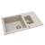 Zlewozmywak Pyramis SPARTA PLUS (78x48) 1 1/2B 1D beż piaskowy 070062701