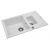 Zlewozmywak Pyramis SPARTA PLUS (78x48) 1 1/2B 1D biały polarny 070063001