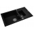 Zlewozmywak Pyramis SPARTA PLUS (78x48) 1 1/2B 1D karbon 070062901