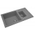 Zlewozmywak Pyramis SPARTA PLUS (78x48) 1 1/2B 1D szary beton 070063101