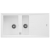 Zlewozmywak Teka STONE 60 B-TG 1½B 1D Biały 115360012