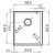 Zlewozmywak Pyramis TETRAGON 34x40 1B UM karbon 070065411