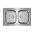 Zlewozmywak Teka UNIVERSE 80 T-XP 2B 115040007