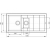 Zlewozmywak Pyramis STUDIO 1 1/2B 1D 100x48 beż 070150301