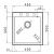 Zlewozmywak Pyramis ISTROS 46x50 1B iron grey 070044212