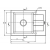 Zlewozmywak Pyramis SPARTA 1B1D 59x44 CZARNY 070073701