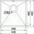 Zlewozmywak Pyramis TETRAGON 40x40 100090201