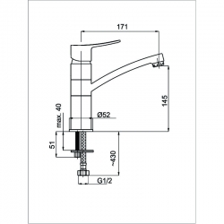 Bateria Rubineta STATIC-19 chrom