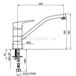 Bateria Rubineta UNO-20 chrom