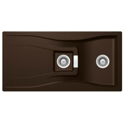 Zlewozmywak Schock WATERFALL D 150 Cristadur Chocolate