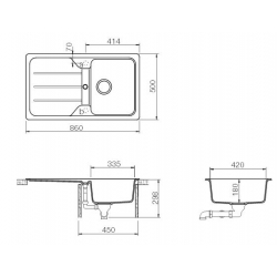 Zlewozmywak Schock FORMHAUS D-100 Croma