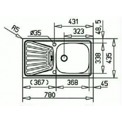 Zlewozmywak Teka DEVA 45 10133005