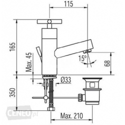 Bateria Tres BIMAX 1.68.103.10 chrom WYPRZEDAŻ EKSPOZYCJI
