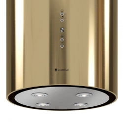 Okap kuchenny GLOBALO Asterio Isola 39.1 Light Gold - Zakup u Producenta - Wysyłka 0 zł - Dostawa nawet w 24h