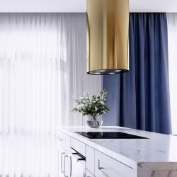 Okap kuchenny GLOBALO Asterio Isola 39.1 Light Gold - Zakup u Producenta - Wysyłka 0 zł - Dostawa nawet w 24h