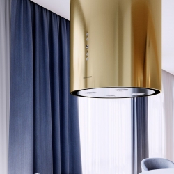 Okap kuchenny GLOBALO Asterio Isola 39.1 Light Gold - Zakup u Producenta - Wysyłka 0 zł - Dostawa nawet w 24h