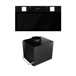 Okap kuchenny GLOBALO Spineiro 60.1 Black + Turbina TW 1.2 - Zakup u Producenta - Wysyłka 0 zł - Dostawa nawet w 24h