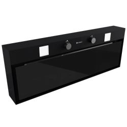 Okap kuchenny GLOBALO Spineiro 90.1 Black + Turbina TW 2.1 - Zakup u Producenta - Wysyłka 0 zł - Dostawa nawet w 24h