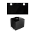 Okap kuchenny GLOBALO Spineiro 60.1 Black + Turbina TW 1.2 - Zakup u Producenta - Wysyłka 0 zł - Dostawa nawet w 24h