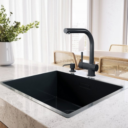 Zlewozmywak GLOBALO RIWOLO 50.1 ANTHRACITE - Zakup u Producenta - Wysyłka 0 zł - Dostawa nawet w 24h
