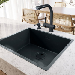 Zlewozmywak GLOBALO RIWOLO 50.1 ANTHRACITE - Zakup u Producenta - Wysyłka 0 zł - Dostawa nawet w 24h
