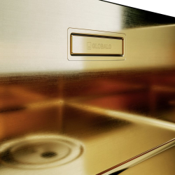 Zlewozmywak GLOBALO RIWOLO 40.1 GOLD - Zakup u Producenta - Wysyłka 0 zł - Dostawa nawet w 24h