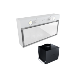 Okap kuchenny GLOBALO Fluxime 60.1 White + Turbina TW 1.2 - Zakup u Producenta - Wysyłka 0 zł - Dostawa nawet w 24h
