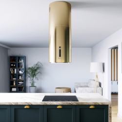 Okap kuchenny GLOBALO Heweno Isola 39.2 Light Gold - Zakup u Producenta - Wysyłka 0 zł - Dostawa nawet w 24h